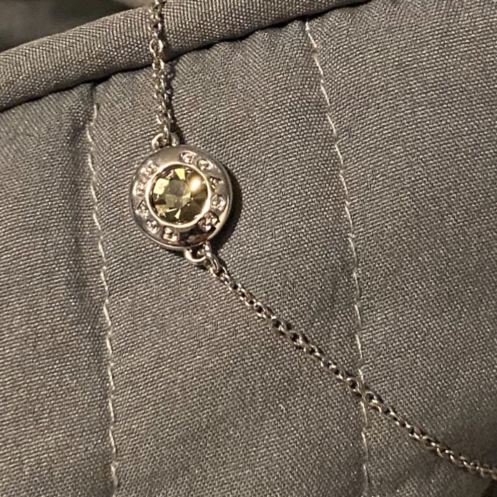 Coach silver bracelet with adjustable closure